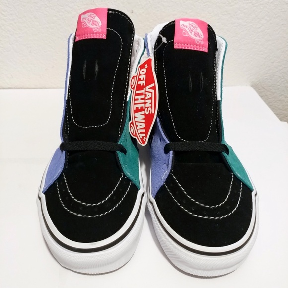 Vans Sk8-Hi Mix & Match Cadmium Yellow/Tidepool - Picture 2 of 7